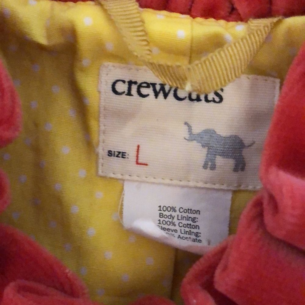 Red Ruffled Kids Jacket - Picture 4 of 4
